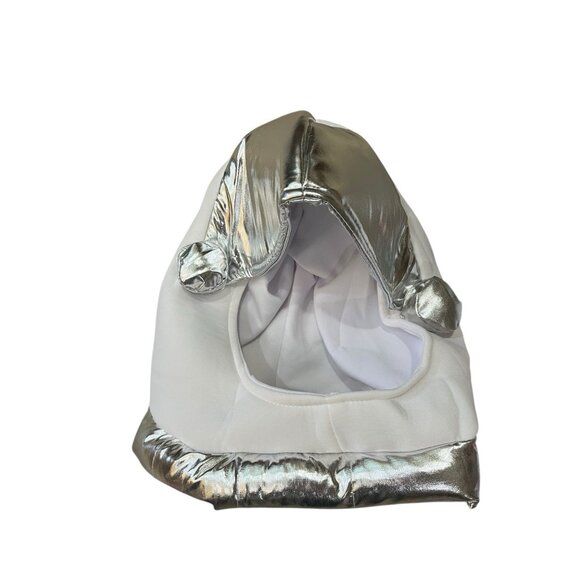 Mens Large Astronaut Costume Full Zip Jumpsuit Hood Halloween Cosplay Party NWT - Picture 6 of 8